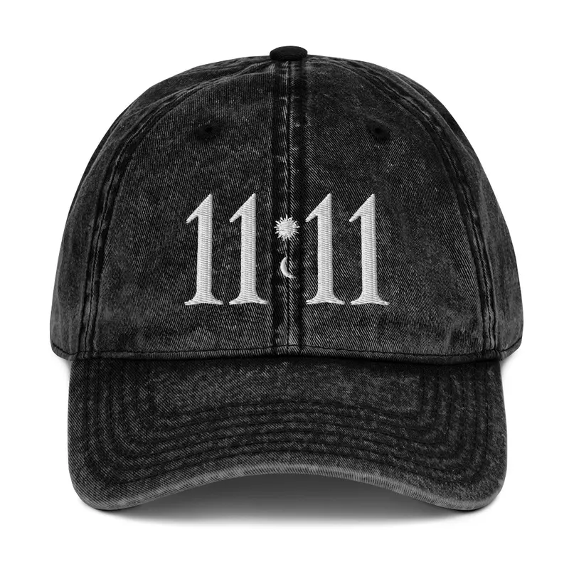 11:11 Sun & Moon Embroidered Hat